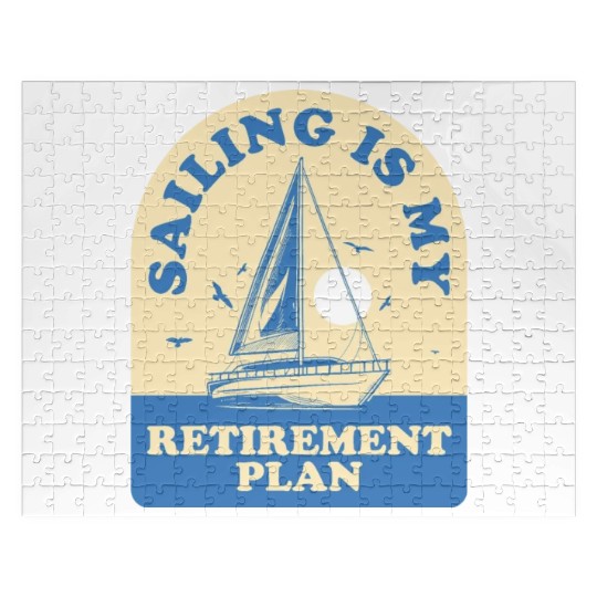 Sail Retirement Funny Sailing Gift Jigsaw Puzzles
