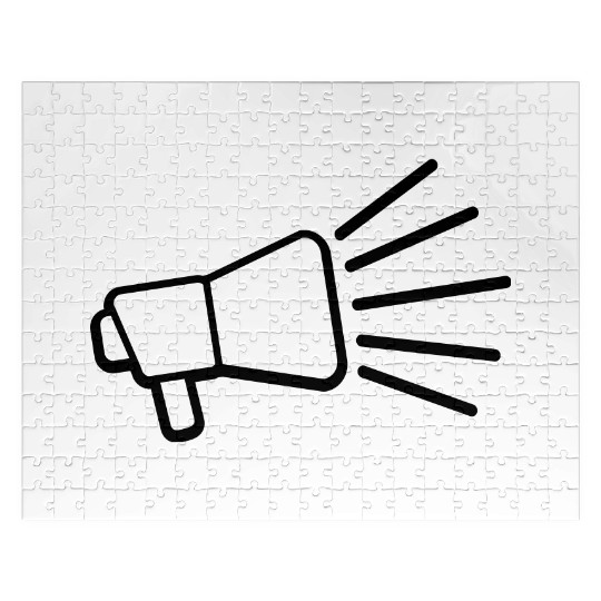 Icon Megaphone Loud Speech Jigsaw Puzzles