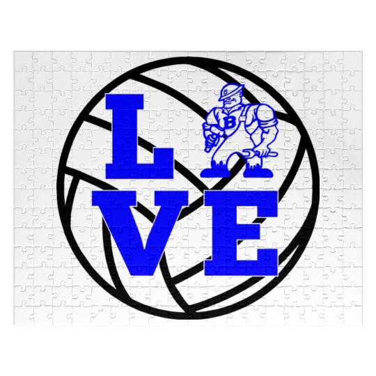 Love With Danny Driller Volleyball Jigsaw Puzzles