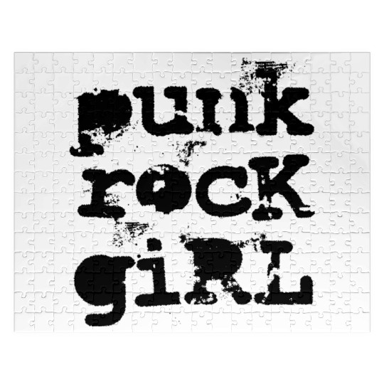 Punk Rock Girl Jigsaw Puzzles