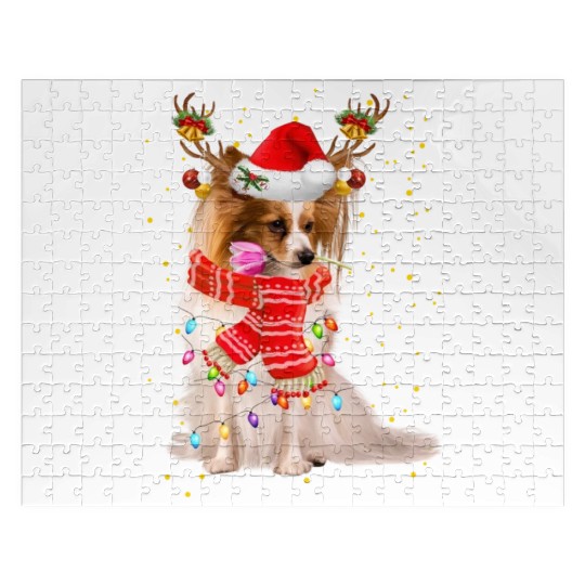 Papillion Jigsaw Puzzles Papillion Reindeer Christmas Light