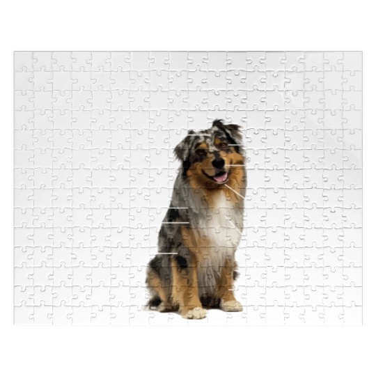 Funny Anatomy Australian Shepherd Dog Lover Aussie Jigsaw Puzzles