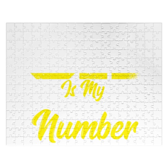 911 Is My Work Number Police Dispatcher Thin Jigsaw Puzzles