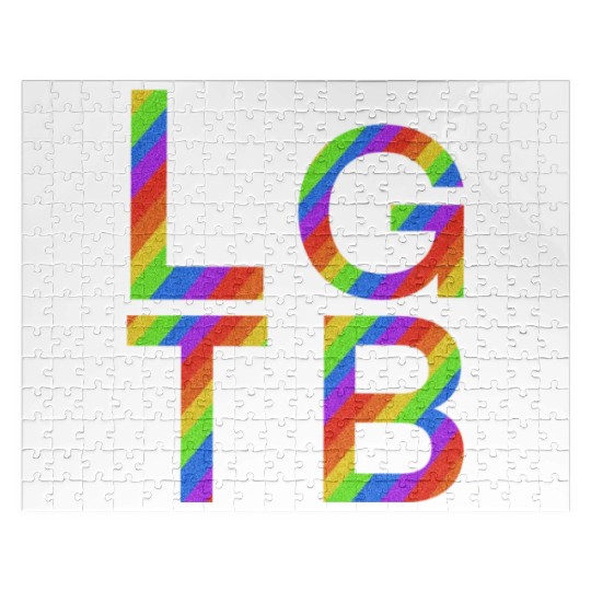 LGBT color - flag Pride lgbt community Jigsaw Puzzles
