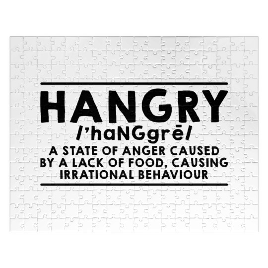 Hangry Definition 4 Jigsaw Puzzles