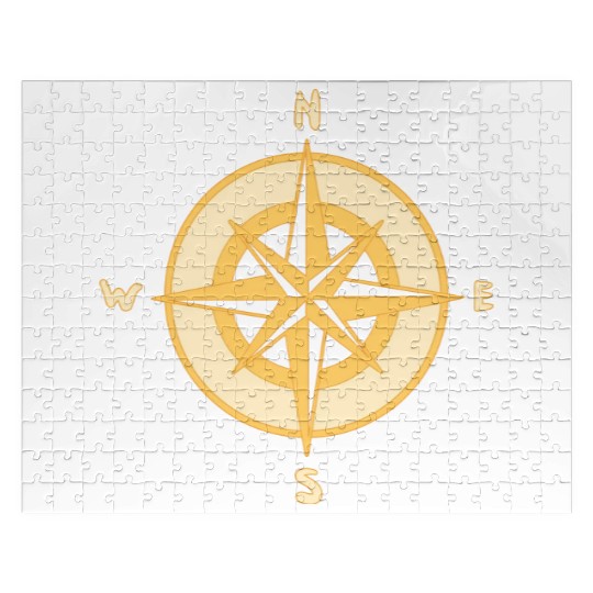 Nautical Compass star / rose, cardinal directions Jigsaw Puzzles