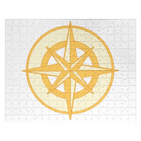 Nautical Compass star / rose, cardinal directions Jigsaw Puzzles