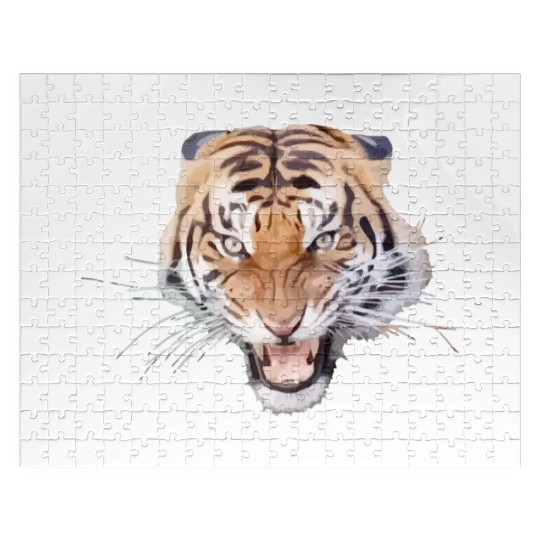 Wild Tiger - Wild Hissing - Wilderness Jigsaw Puzzles