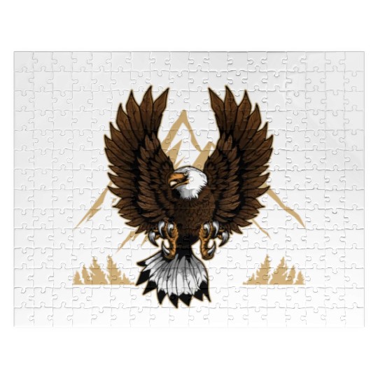 Adventure Lover Bald Eagle Natural Park Camping Jigsaw Puzzles