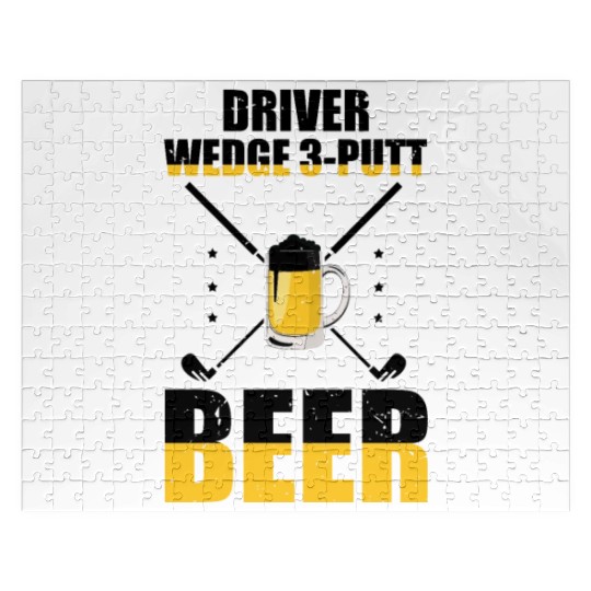 Novelty Golfing Golfer Comical Field Sports Jigsaw Puzzles