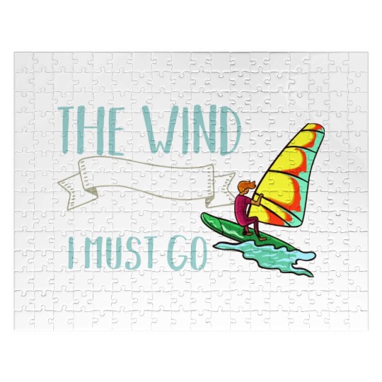 Windsurfing Board Sail Paddle Windsurfer Jigsaw Puzzles