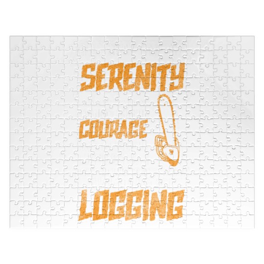 Lumberjack Chainsaw Chainsaw Jigsaw Puzzles