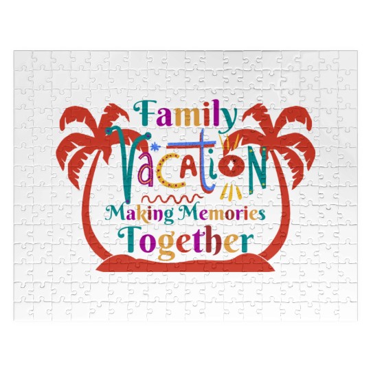 Family Vacation Making Memories Together Jigsaw Puzzles
