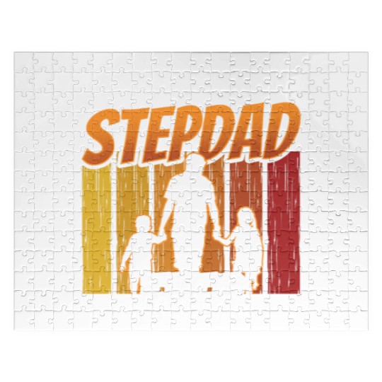 Best Stepdad Ever Fathers Day Step Dad Stepfather Jigsaw Puzzles