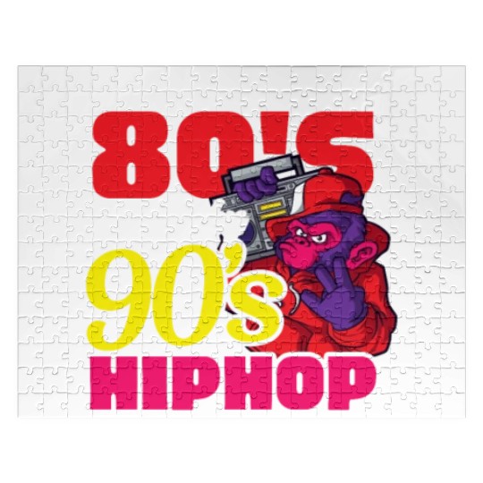 I Love The 90s Born In 80s Raised By 90s Hip Hop Jigsaw Puzzles