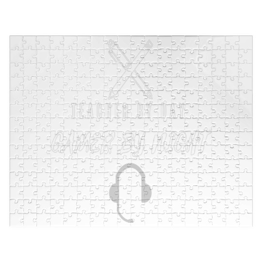 teacher by day gamer by night Jigsaw Puzzles