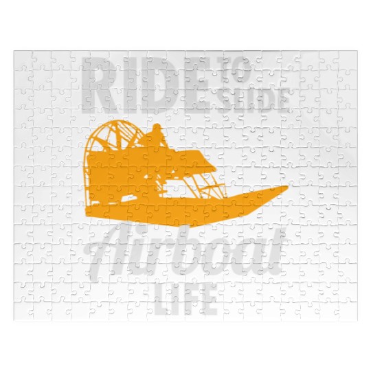 Airboat Fanboat Airboating Swamp boat Race Ride Jigsaw Puzzles