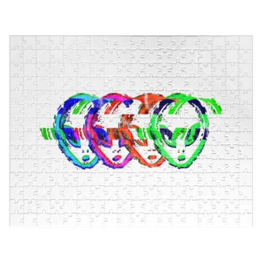 Alien Galaxy Ufo Extraterrestrial Spaceship space Jigsaw Puzzles