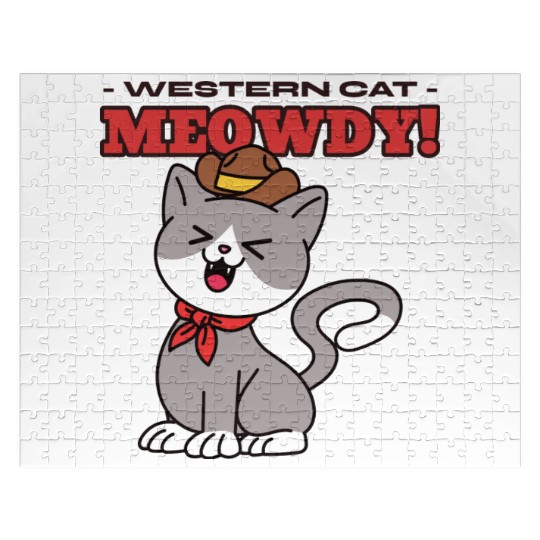 Western Cat Jigsaw Puzzles
