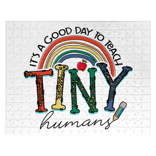 It's a Good Day to Teach Tiny Humans Jigsaw Puzzles
