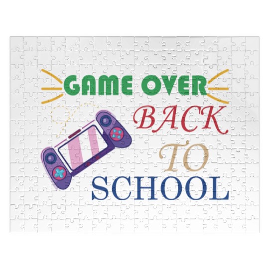 Game Over Back To School Jigsaw Puzzles