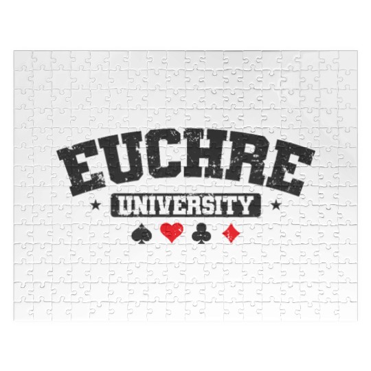 Euchre University Deck of playing Cards Jigsaw Puzzles