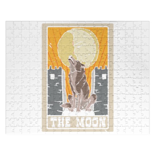 The Moon Tarot Card Shaman Fortune Telling Jigsaw Puzzles