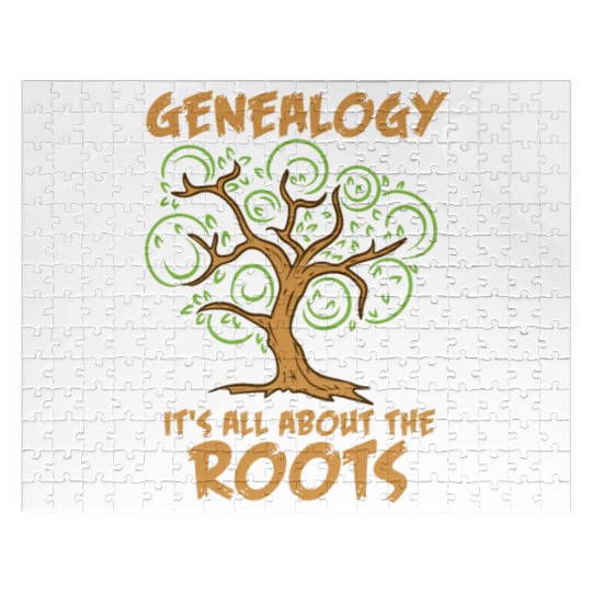 GENEALOGY: It's All About The Roots Jigsaw Puzzles