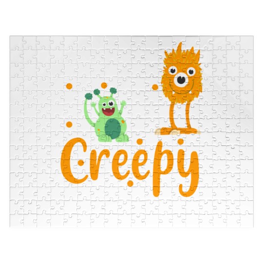 Monster Scary Little Brother Big Sister Jigsaw Puzzles