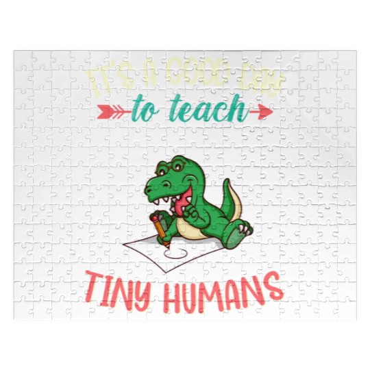 Good Day To Teach Tiny Humans Elementary Teacher Jigsaw Puzzles