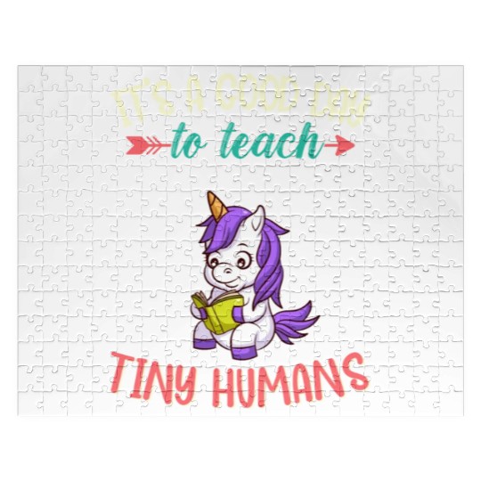 Good Day To Teach Tiny Humans Elementary Teacher Jigsaw Puzzles