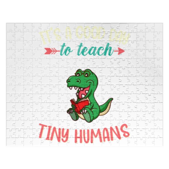 Good Day To Teach Tiny Humans Elementary Teacher Jigsaw Puzzles