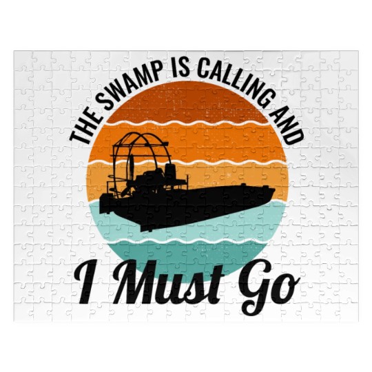 Airboat Fanboat Airboating Planeboat Swamp boat Jigsaw Puzzles