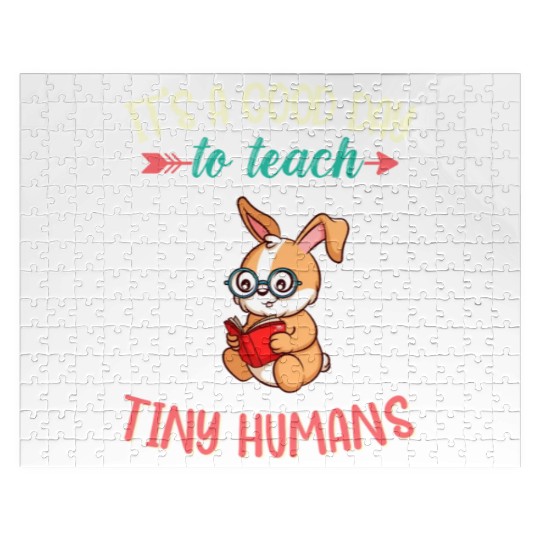 Good Day To Teach Tiny Humans Elementary Teacher Jigsaw Puzzles