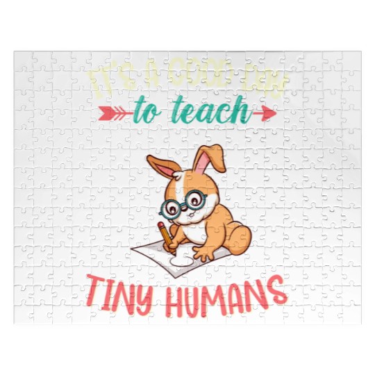Good Day To Teach Tiny Humans Elementary Teacher Jigsaw Puzzles
