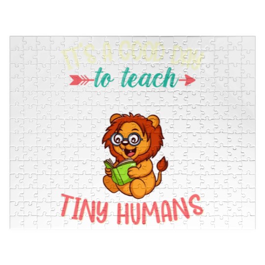 Good Day To Teach Tiny Humans Elementary Teacher Jigsaw Puzzles