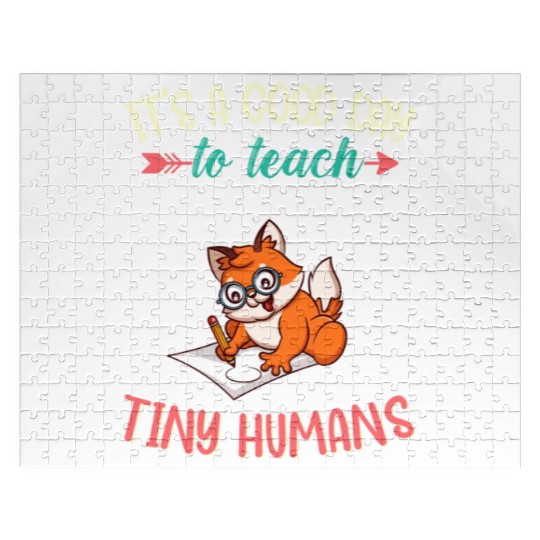 Good Day To Teach Tiny Humans Elementary Teacher Jigsaw Puzzles