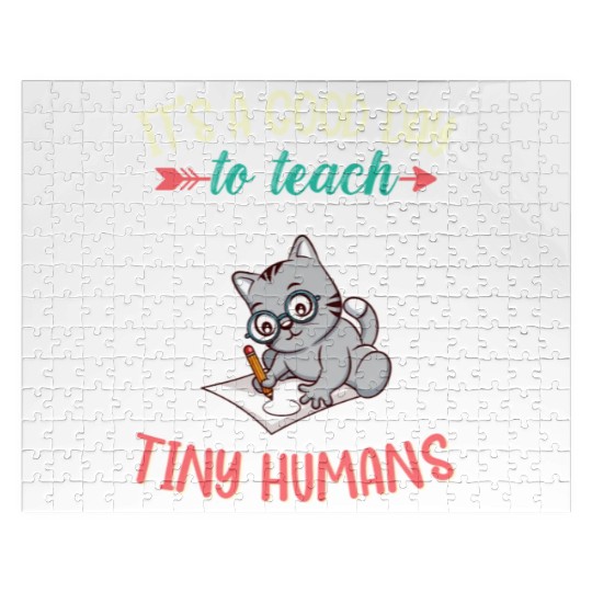 Good Day To Teach Tiny Humans Elementary Teacher Jigsaw Puzzles