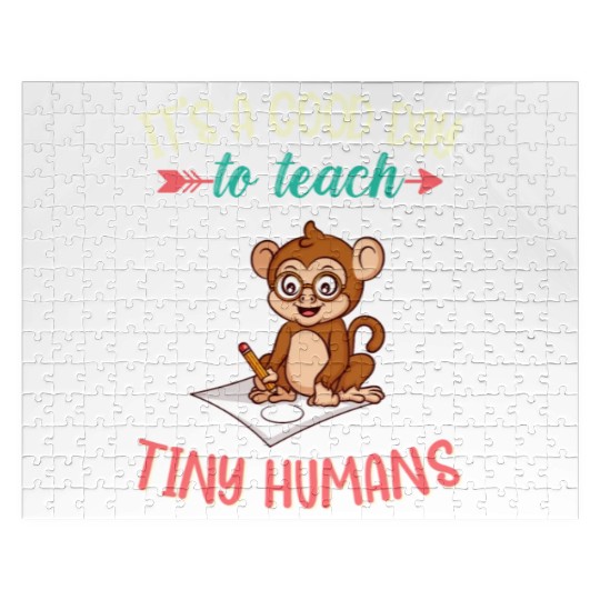 Good Day To Teach Tiny Humans Elementary Teacher Jigsaw Puzzles