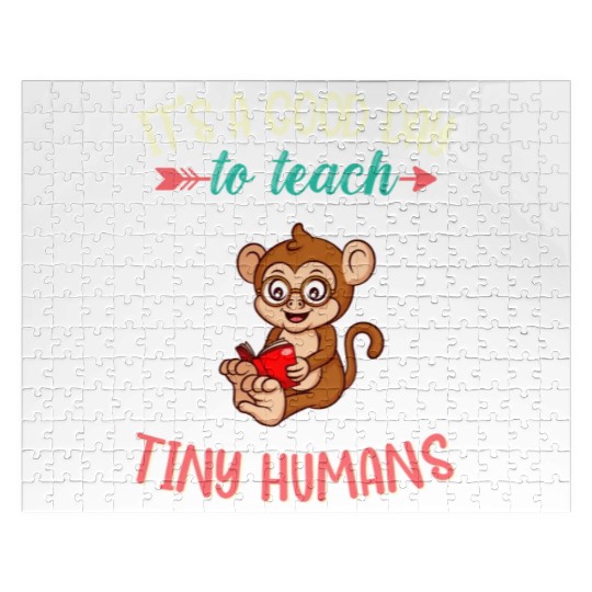 Good Day To Teach Tiny Humans Elementary Teacher Jigsaw Puzzles