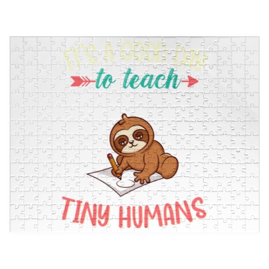 Good Day To Teach Tiny Humans Elementary Teacher Jigsaw Puzzles