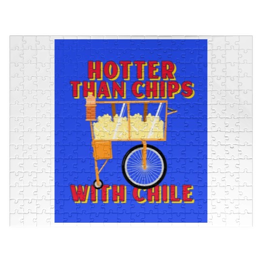 Hotter Than Chips With Chile - Mexican Street Food Jigsaw Puzzles