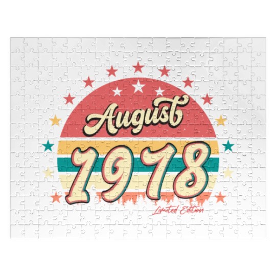 Born August 1978 Jigsaw Puzzles