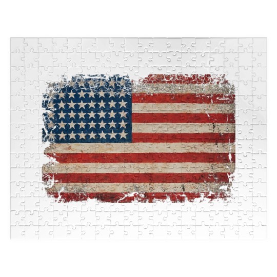 American Flag USA Patriotic US stars stripes Jigsaw Puzzles