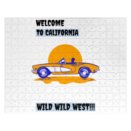 Welcome To California Wild Wild West Jigsaw Puzzles