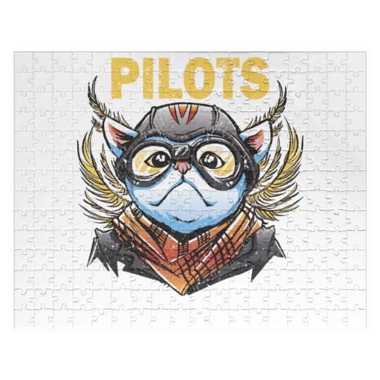 Pilots can defy the gravity airplane aviation Jigsaw Puzzles