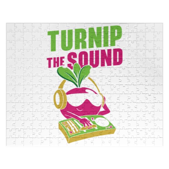 Music Turnip Party Music Lover Vegetable Jigsaw Puzzles