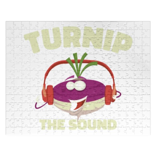 Music Turnip Party Music Lover Vegetable Jigsaw Puzzles