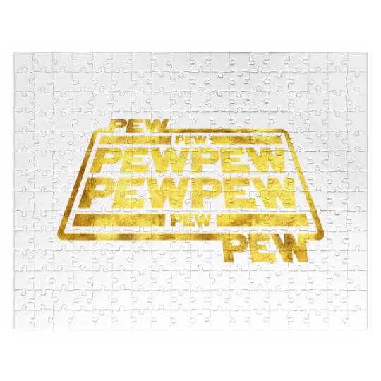 Pew Pew Pew Jigsaw Puzzles