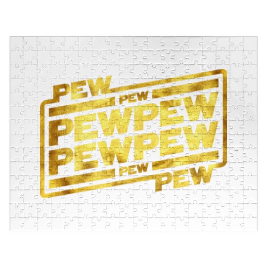 Pew Pew Pew Jigsaw Puzzles